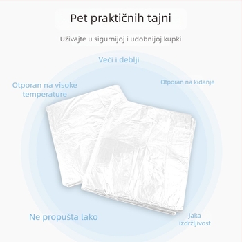 Jednokratni plastični film za kupanje bebe, 130×160 cm