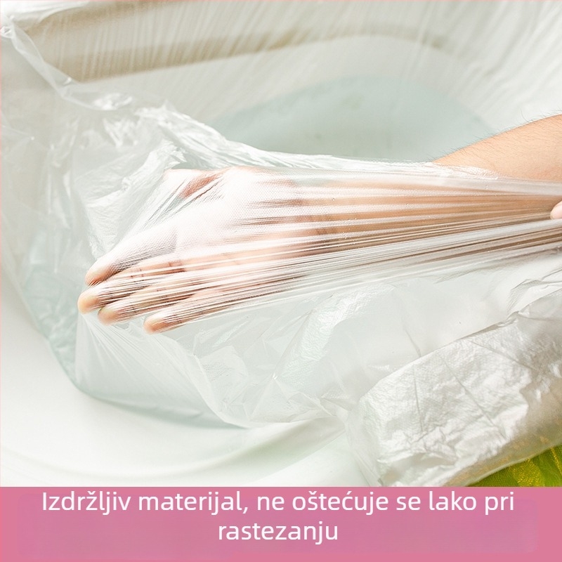 Jednokratni plastični film za kupanje bebe, 130×160 cm