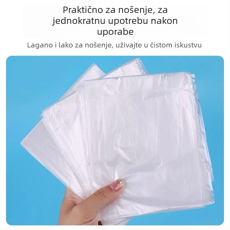 Jednokratna debela ekstra velika kupaća membrana za bazen s toplom vodom i dvostrukom kadom – plastični kupaći film
