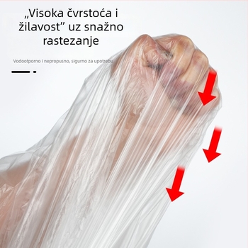 Jednokratna okrugla vrećica za kupanje za djecu, sklopiva plastična kada