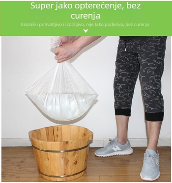 Deblja jednokratna vrećica za kupanje stopala, prozirna plastična vrećica za kupanje stopala, za salon noktiju