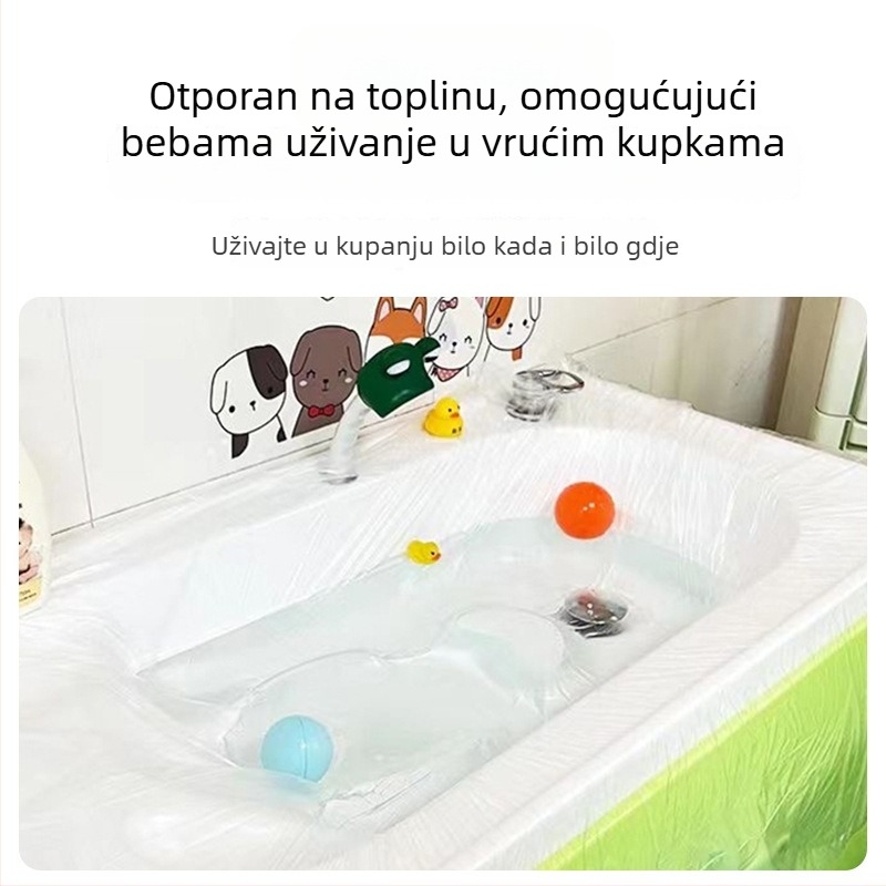 Deblji jednokratni dječji kupaći liner