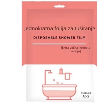 Ekstra velika jednokratna folija za kupanje u termalnim izvorima — poklopac za dvostruku hotelsku kadu, debeli plastični film