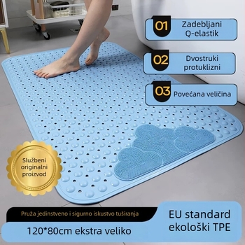 Ekološki TPE protuklizni mat za kupaonicu, za tuširanje, kadu i WC.