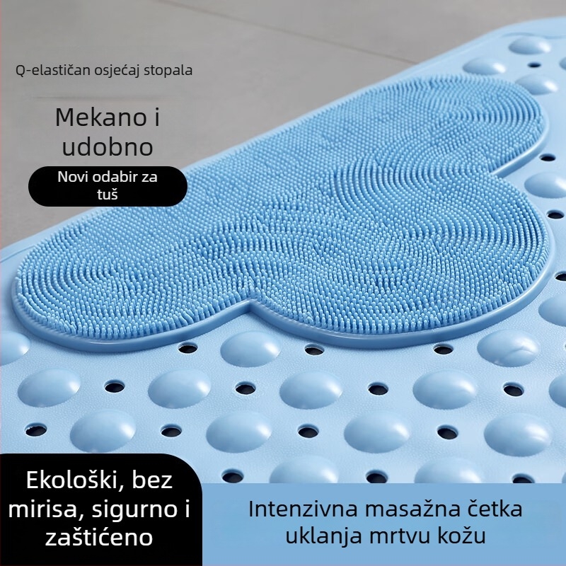 Ekološki TPE protuklizni mat za kupaonicu, za tuširanje, kadu i WC.