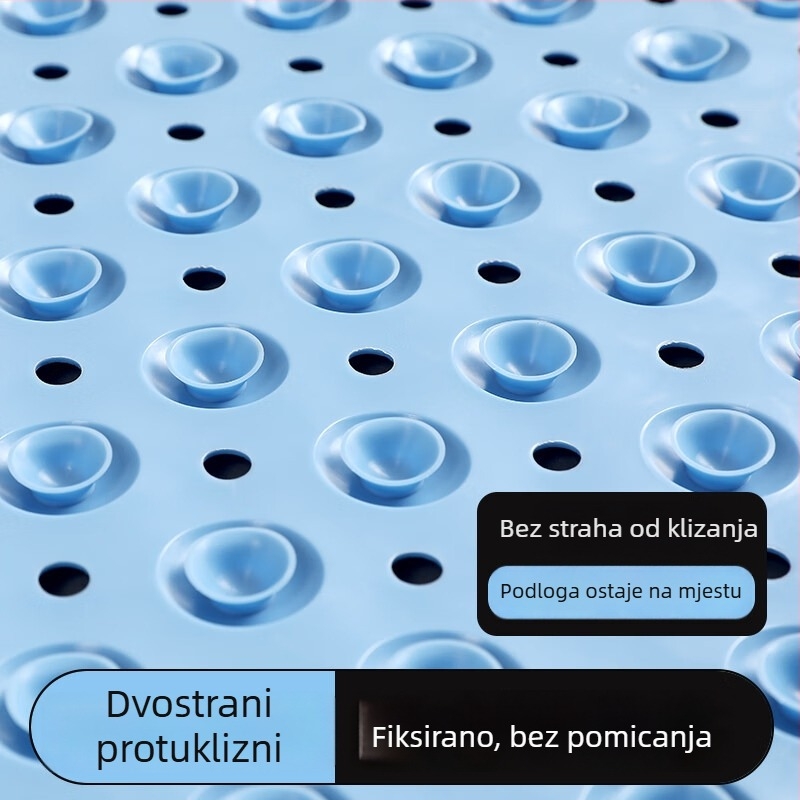 Ekološki TPE protuklizni mat za kupaonicu, za tuširanje, kadu i WC.