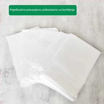 Jednokratna vrećica za kupanje za kućnu upotrebu - debela, sklopiva okrugla kada s poklopcem od plastične folije za djecu i odrasle