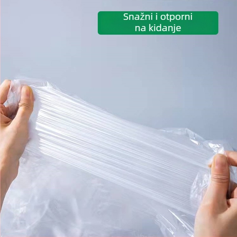 Jednokratna vrećica za kupanje za kućnu upotrebu - debela, sklopiva okrugla kada s poklopcem od plastične folije za djecu i odrasle