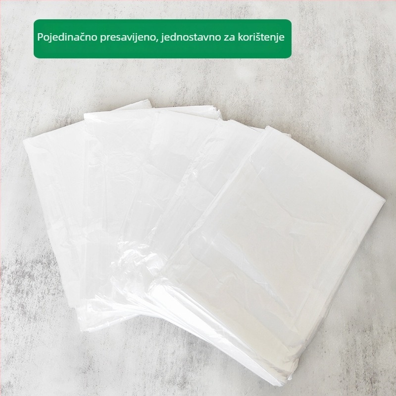 Jednokratna vrećica za kupanje za kućnu upotrebu - debela, sklopiva okrugla kada s poklopcem od plastične folije za djecu i odrasle