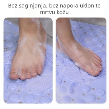 Prilagodljiva protivklizna podloga za kupaonicu s usisnim čašicama, za kadu, masaža mjehurićima