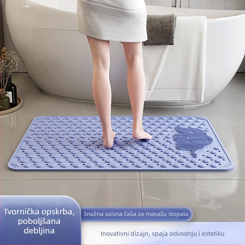 Prilagodljiva protivklizna podloga za kupaonicu s usisnim čašicama, za kadu, masaža mjehurićima