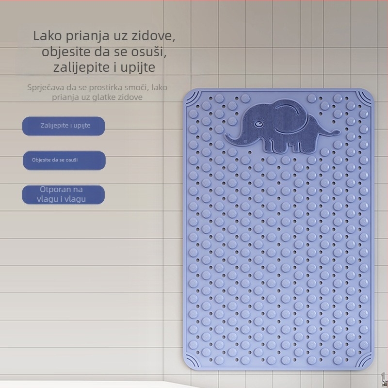 Prilagodljiva protivklizna podloga za kupaonicu s usisnim čašicama, za kadu, masaža mjehurićima