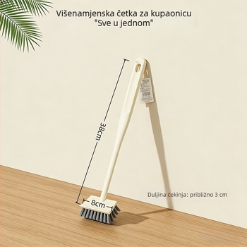 Četka za kupaonicu s tvrdim vlaknima za čišćenje poda, fuge pločica i WC-a