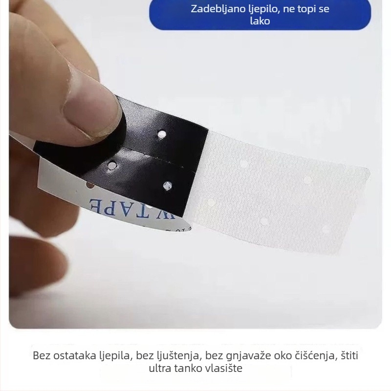 Dvostrana ljepljiva traka za perike, visoka adhezija, bez mrlja, za pričvršćivanje i upletanje kose