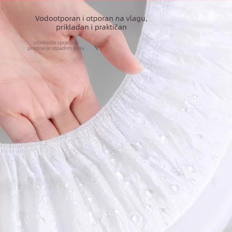 Jednokratna podloga za sjedalo WC-a, pojedinačno pakirana, potpuno prekrivanje, za putovanja