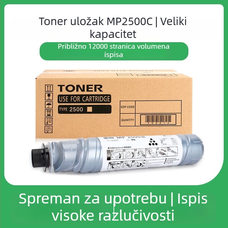 Tonér prašak za Ricoh MP2500C pisače MP2500SP MP2500LN