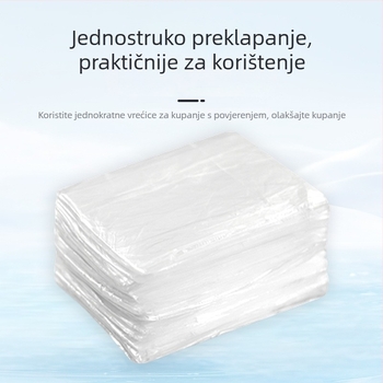 Jednokratne vrećice za kupanje za kućnu upotrebu, okrugle kade, debeo plastični film, posebne vrećice za okrugle kade
