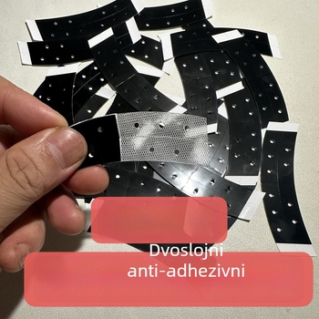 Dvodijelni film za perike – ultra ljepiva adhezivna folija za čipkaste perike, bešavno pričvršćivanje, bio-proteinska formula