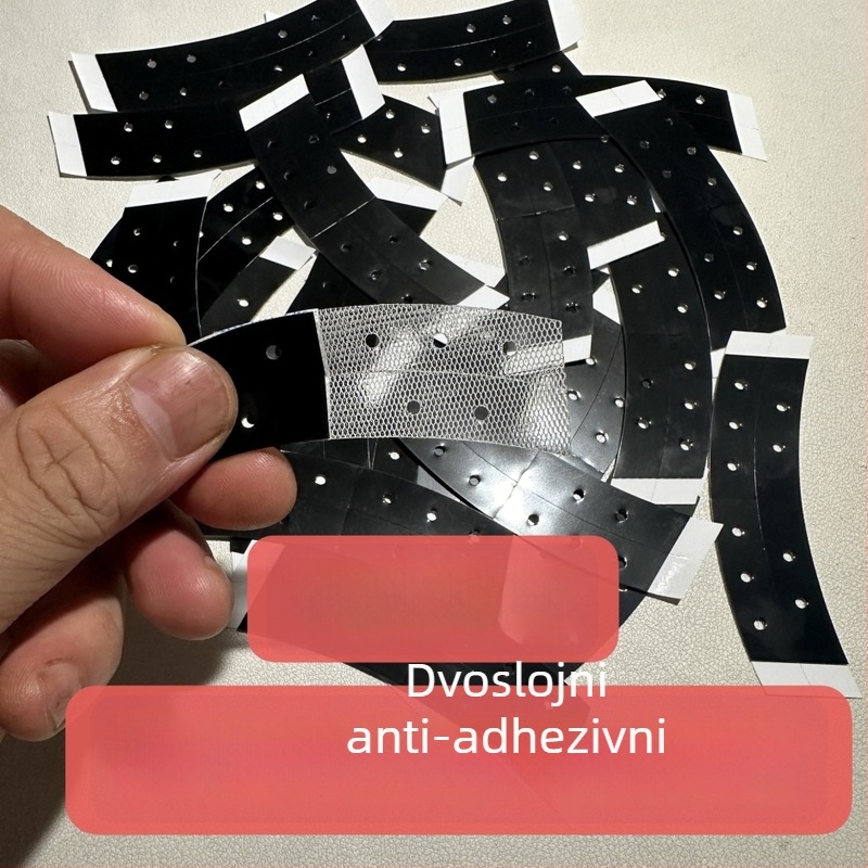 Dvodijelni film za perike – ultra ljepiva adhezivna folija za čipkaste perike, bešavno pričvršćivanje, bio-proteinska formula