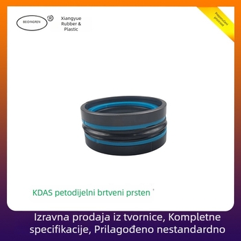 KDAS petkomplet brtvila za cilindar, brtve za dvostruke klipne otvore, poliuretanske, otporne na habanje