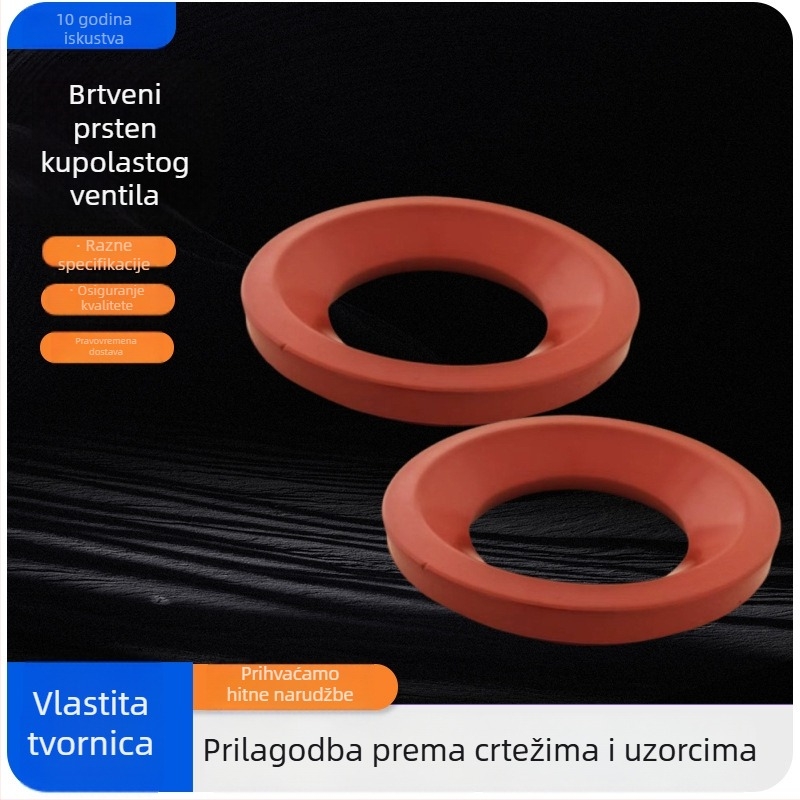 Visokotemperaturni brtveni prsten za industrijske ventile, O-prsten i kupolno brtvljenje za zaštitu od prašine