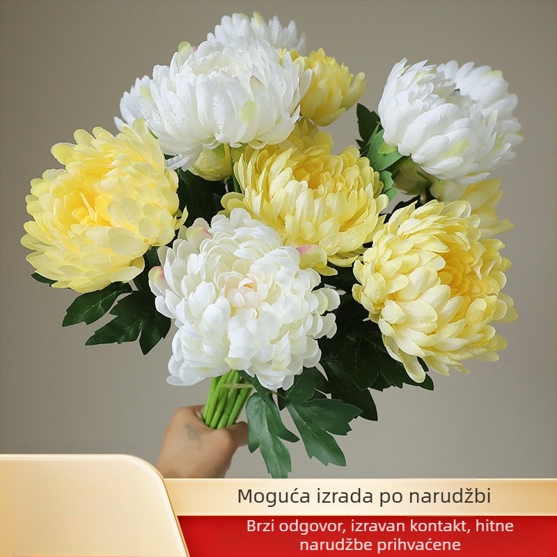 Vještačke krizanteme za spomen i ukrašavanje groba