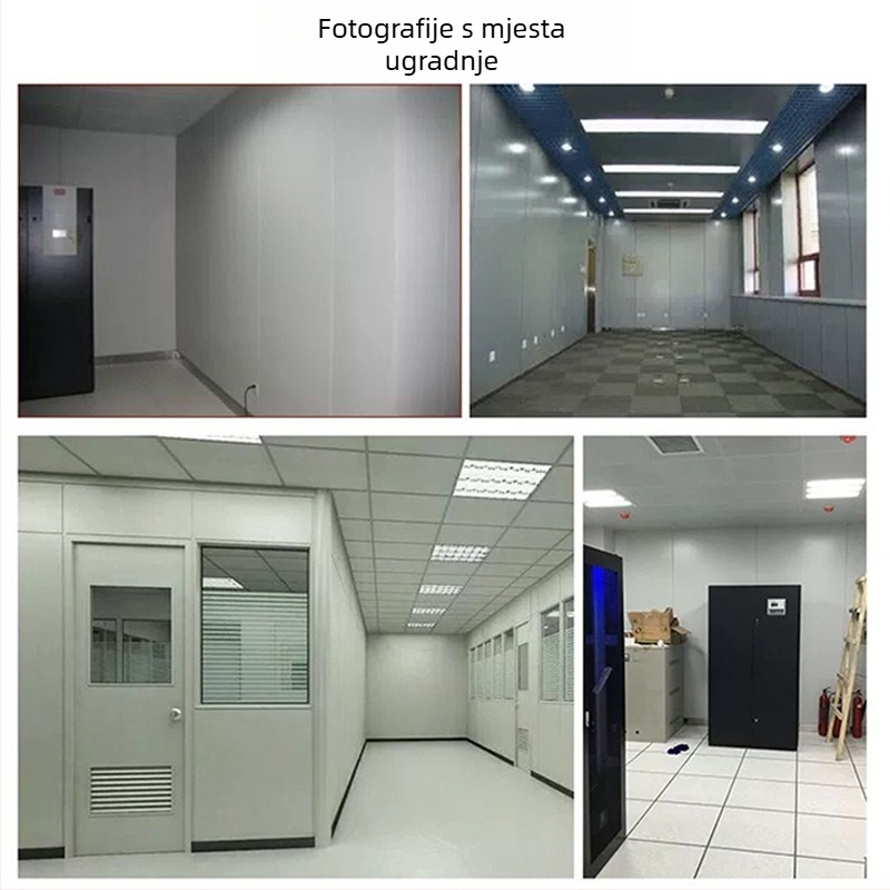 Juncheng brendirani kolor čelični paneli za strojarnicu, prilagodljivi, antistatični, otporni na visoke temperature, zvučno izolirani, otporni na prašinu, dekorativni zidni paneli