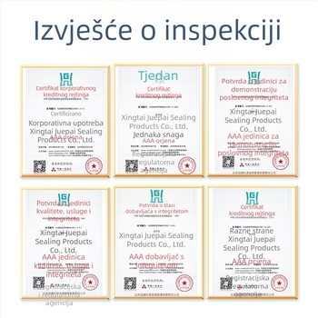 DTO Nitrilno uljno brtvilo sa skeletom i fluor gumom, dvostruka usnica, TC/TG serija brtvila za ulje