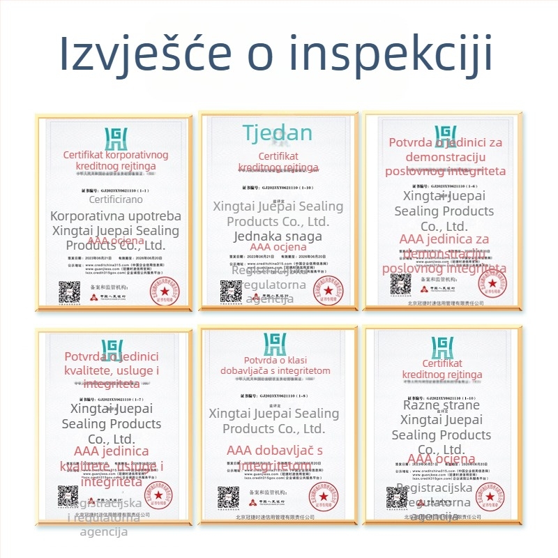 DTO Nitrilno uljno brtvilo sa skeletom i fluor gumom, dvostruka usnica, TC/TG serija brtvila za ulje