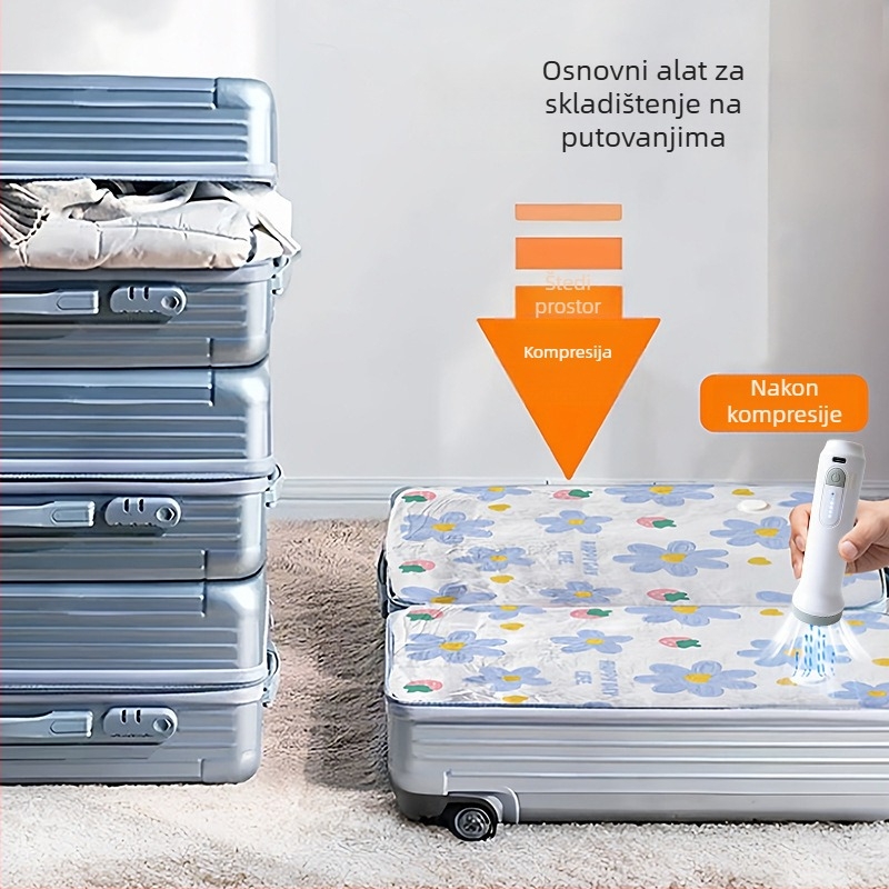 Električna pumpa za vaku vreće s Type-C sučeljem i bežičnim punjenjem