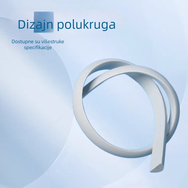 PVC mekana rubna traka, polukružni gips dekorativni rub za namještaj i vrata ormara, trajno brtvljenje ruba