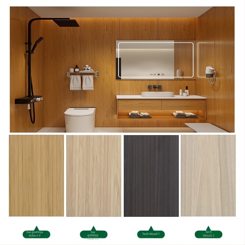 SPC kamen-kristalni zidni panel za kupaonicu – vodootporan dekorativni zidni panel