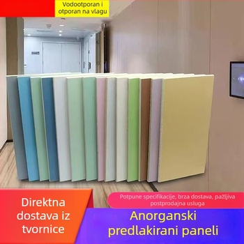 Vatrogasni panel klase A s premazom za čiste prostore, medicinski antibakterijski neorganijski laminirani panel od kalcijeva silikata
