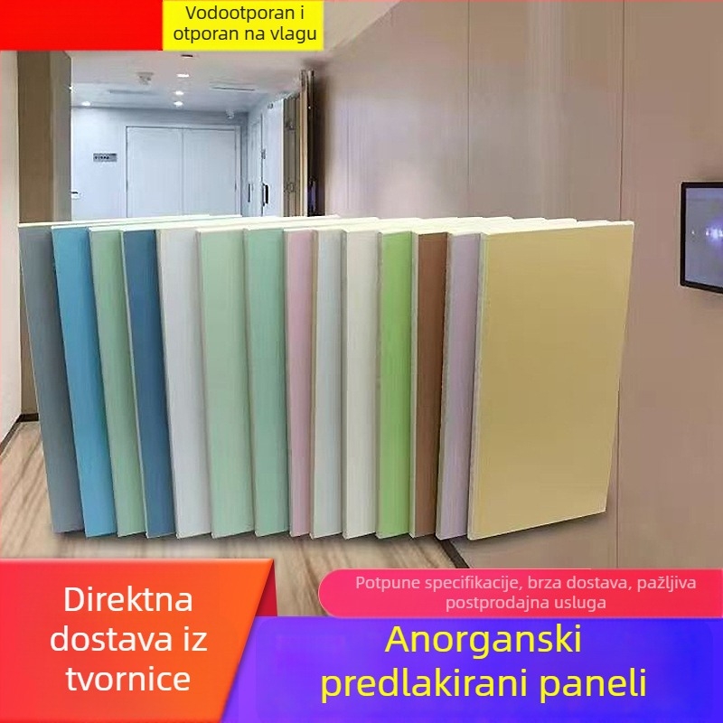 Vatrogasni panel klase A s premazom za čiste prostore, medicinski antibakterijski neorganijski laminirani panel od kalcijeva silikata