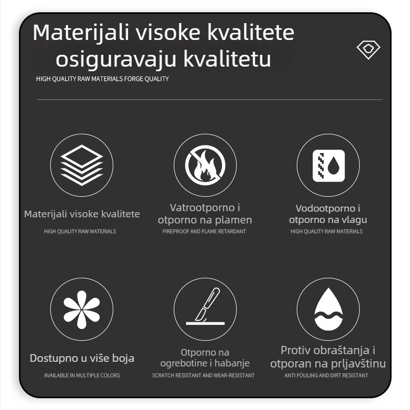 Integrirani zidni paneli otporni na ogrebotine i habanje, Ice-Fire zidni paneli, paneli za odvajanje kupaonice, dekor zidnog pozadina iza televizora, vodootporni