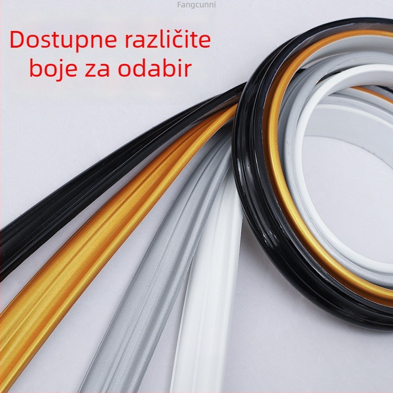 PVC ukrasne linije, gipsane linije, linije za strop, dekorativni okviri za zid u dnevnom boravku za pozadinu TV-a, trakice za rub tapeta