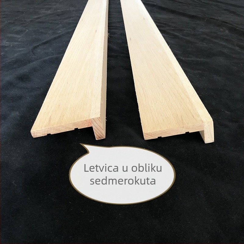 Masivni drveni profil: ploski profil, 2 cm oštar rub, dekorativna kvadratna lajsna, podna lajsna