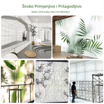 Prilagođena akrilna ploča s učinkom ledenog pucanja, prozirna smola u jantarnoj boji, za dnevni boravak, dekorativni zid