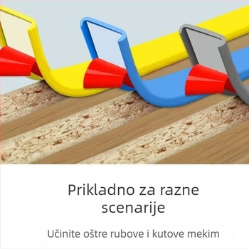 U‑oblik traka za samolijepljivanje rubova namještaja: ormari, stolovi i stolice, TPE dekorativni trak