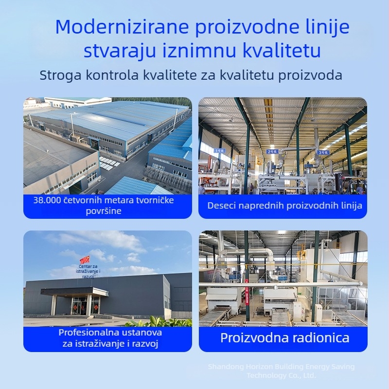 Vanjski zidni izolacijski i dekorativni panel s kamenom vunom, prilagodljiv