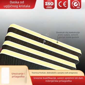 Zidni panel s klips montažom, ogledna površina, otporna na udarce ploča od bambusovih ugljičnih vlakana, bezšavska drvena obloga, karbonsko kristalna ploča za dom i klub