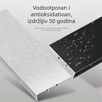 Kuhinjski toe kick trak od aluminijske legure i donji panel ormarića s kopčom