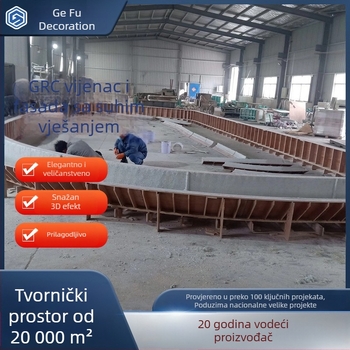 GRC linijski profil za vanjsku stijenu, dekorativan u modernom minimalističkom stilu