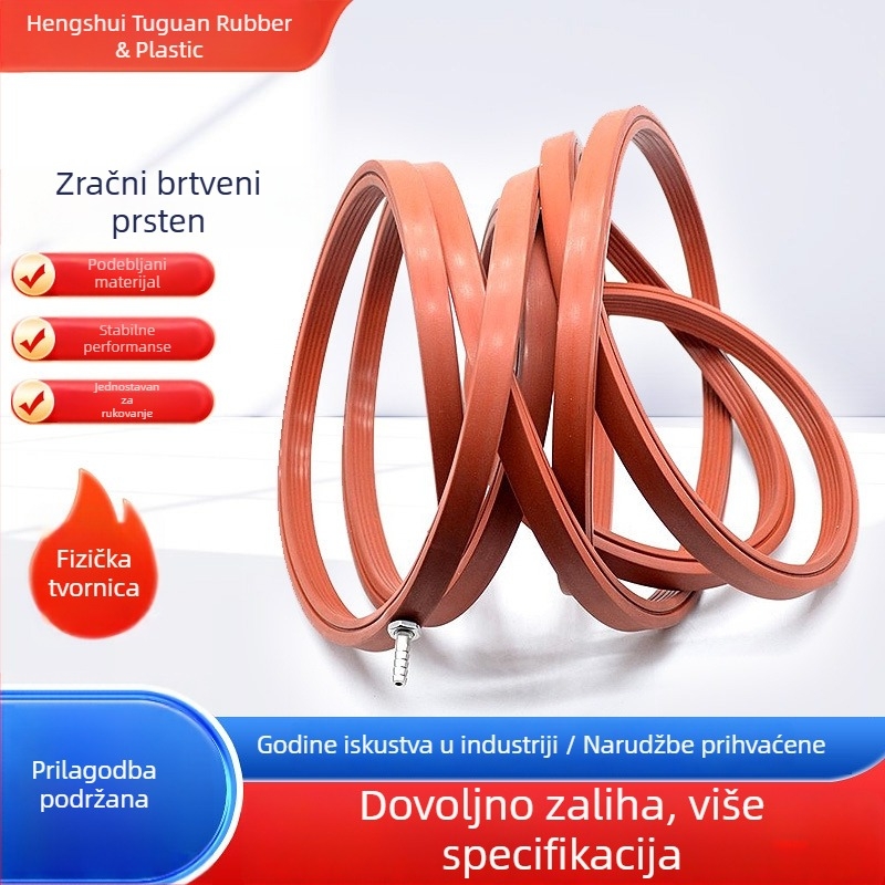 Visokootporni silikonni napuhavajući brtveni prstenovi za ventile i napuhivačke jastuke