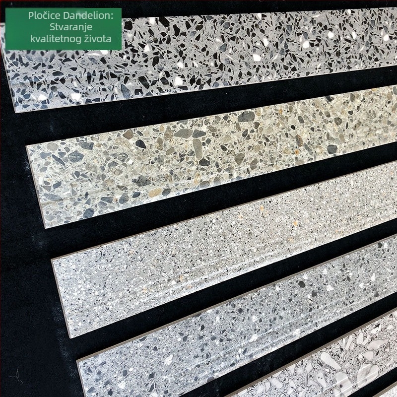 Europski stil pločice za prag s imitacijom mramora, cementne pločice za dnevni boravak i blagovaonu, PVC, 100x800 mm