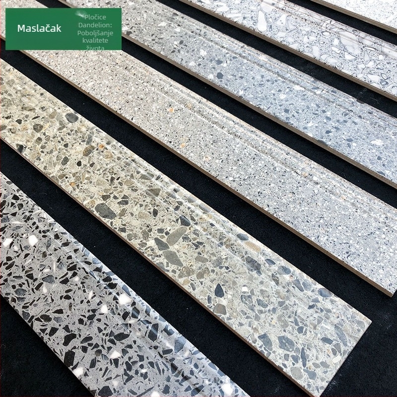 Europski stil pločice za prag s imitacijom mramora, cementne pločice za dnevni boravak i blagovaonu, PVC, 100x800 mm