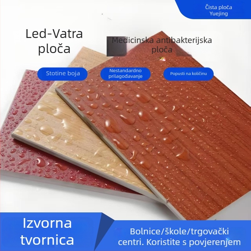 Ice-Fire ploča od kalcij-silikata – medicinska razina, protupožarna, ekološki prihvatljiv zidni panel za bolnice, škole i trgovačke centre