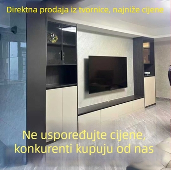 Aluminijski okvir za vrata i prozore s integriranim jednoplošnim profilom, za balkon, kuhinju i ulaz