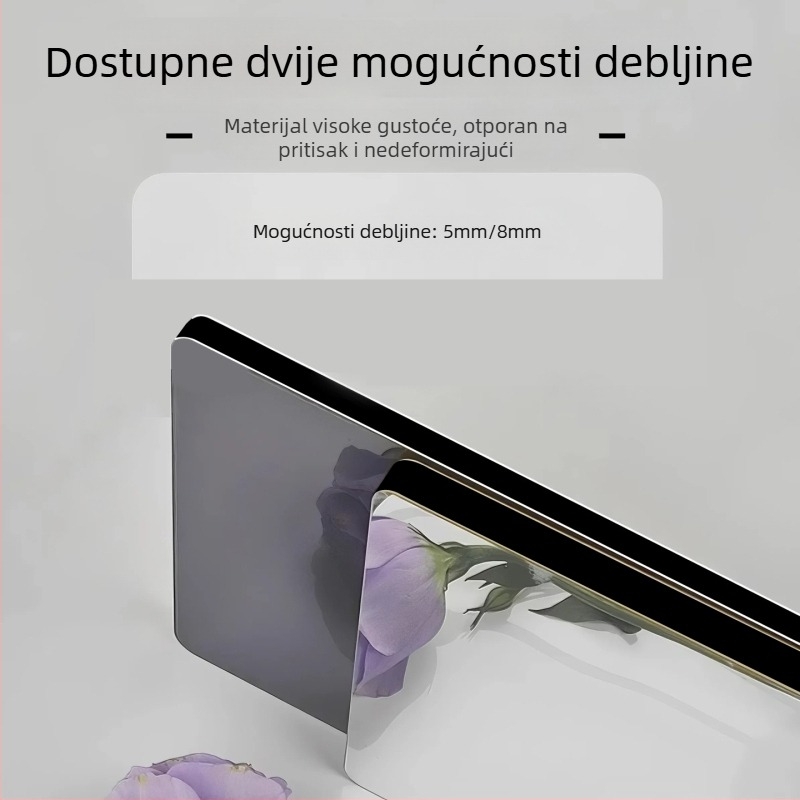 Set oglednih pločica: srebrni stropni panel, crni ogledni karbonski kristalni panel, zidni paneli od vlakana bambusa, dekorativni PET bambusovi paneli s ugljem za zaštitu zida