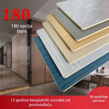 Zidni paneli od bambusovih vlakana s drvenim završnim slojem, integrirani zidni paneli s pozadinom od karbon kristala bambusa, bez farbanja